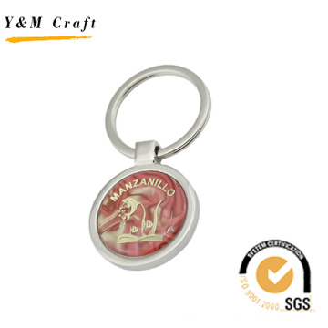 Promotional Gift Cheap Stick Epoxy Zinc Alloy Metal Key Chain